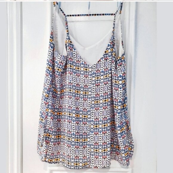 Beautiful Toned Resortwear Mozaic Print Cami Strappy Top - Picture 7 of 16